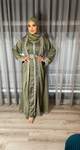 Load image into Gallery viewer, Zarah Kaftan set -Jade Green (Made on Order)