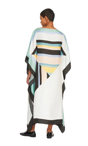 Aura Kaftan- printed crepe