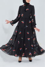 Load image into Gallery viewer, Nada Tiered Dress - Black