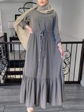 Load image into Gallery viewer, Habiba Dress- Oak