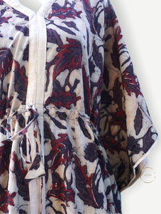 Hibiscus- Cotton Summer Kaftan