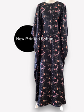 Load image into Gallery viewer, Lina Printed Summer Kaftan- Floral Black