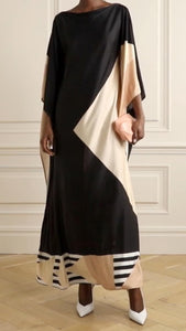 Liza Silk crepe Kaftan