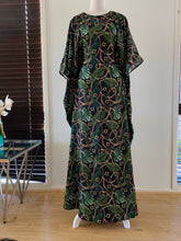 Load image into Gallery viewer, Lina Printed Summer Kaftan- Black Chains