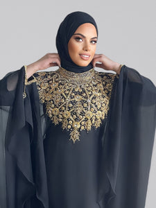 Gemma Black Farasha/ Kaftan