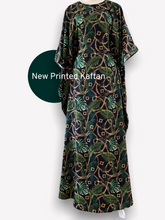 Load image into Gallery viewer, Lina Printed Summer Kaftan- Black Chains