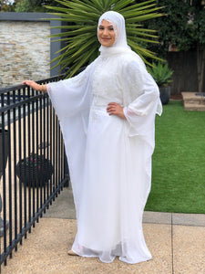 Pearl Kaftan - White